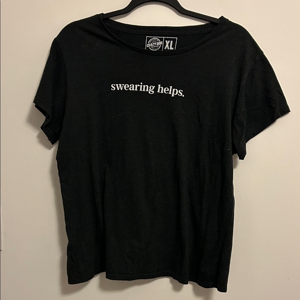 Women’s Black Statement Tee